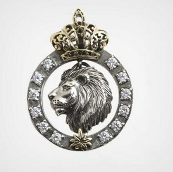 1185817288-1.jpg Peraonality Trend Hip Hop Round Animal Lion Head Pendant Necklaces for Men Jewelry – Bild 4