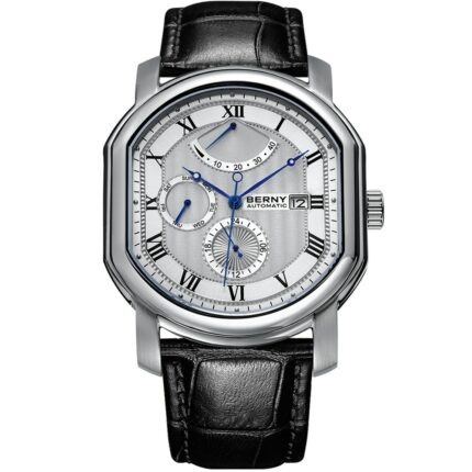 Luxus-Herrenuhr mit automatischem Miyota 9110-Uhrwerk, Saphirglas & Wasserdicht