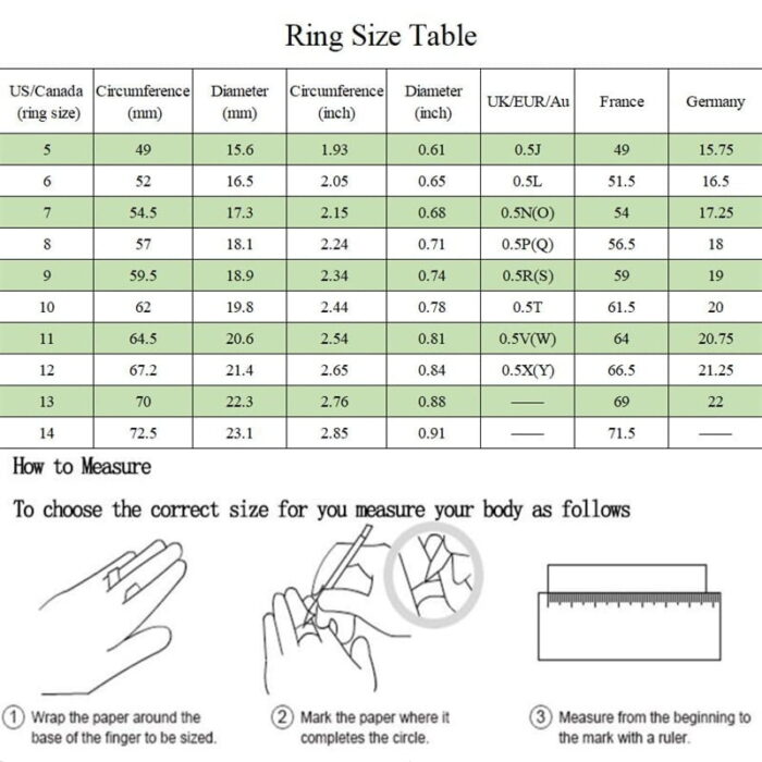 Fashion Beautiful Gift Personality Jewelry Punk Snake Scale Champagne Zircon Ring for Men – Bild 6