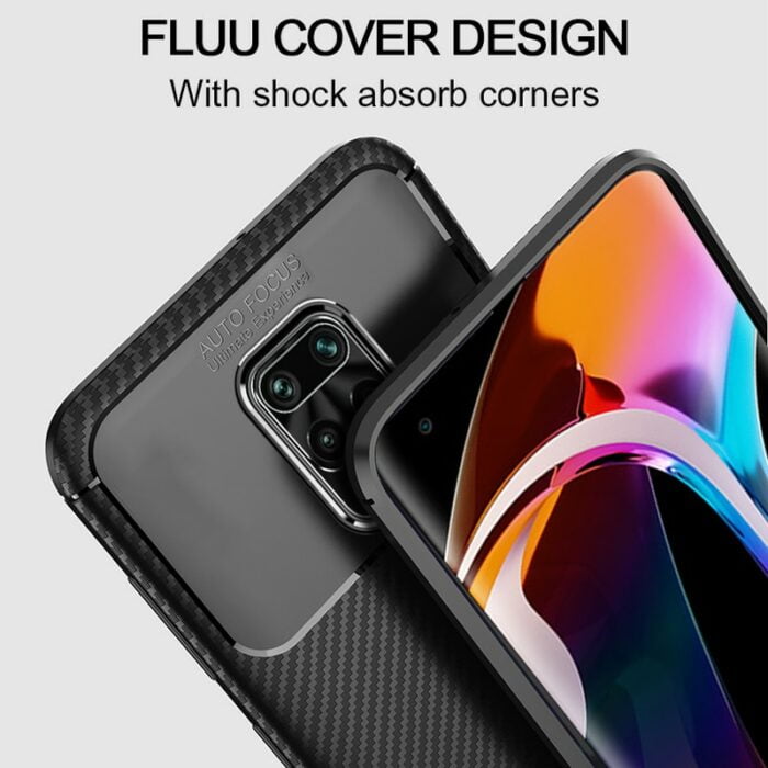 Stoßfest & stylisch: Karbonfaser-Hülle für Redmi Note 9s, Note 9 Pro Max, 8 Pro, Mi 10, 10 Pro, 9T Pro – Bild 3