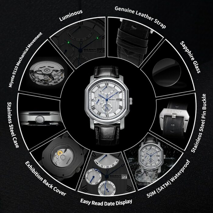 1332433160-1.jpg Luxus-Herrenuhr mit automatischem Miyota 9110-Uhrwerk, Saphirglas & Wasserdicht – Bild 4