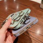 Glänzende Glitter Quicksand Astronaut Handyhülle für Samsung - Ständer + Schutz – Bild 5