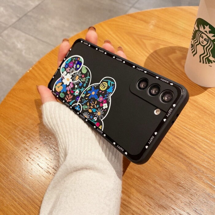 Luxus Eis-Smiley Hülle: Einzigartiges Design & Vollständiger Schutz für Samsung Galaxy A12 A32 A51 A71 A52 A72 A50 S20 FE S21 Plus S22 Ultra – Bild 3