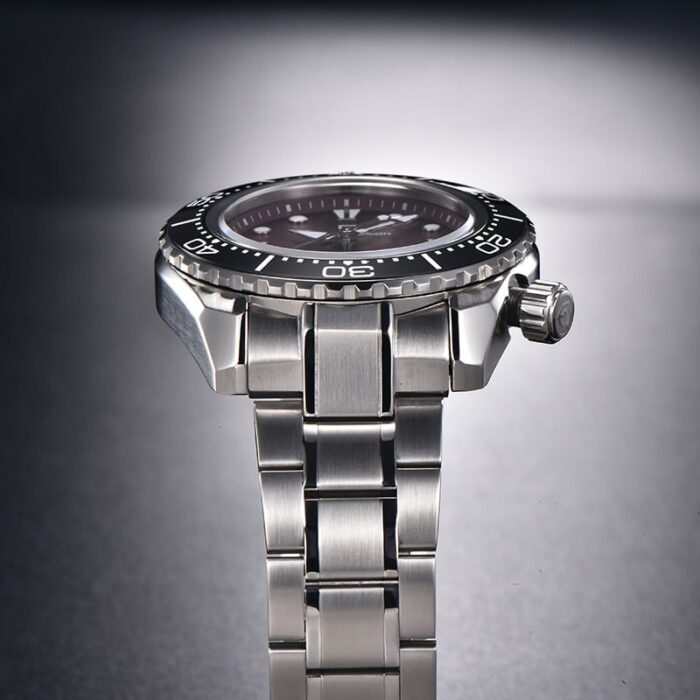 PAGANI DESIGN Luxuriöse Retro Weinrote Herrenuhr Automatik Aufzug NH35A Saphir 200M Wasserdicht Edelstahl – Bild 3