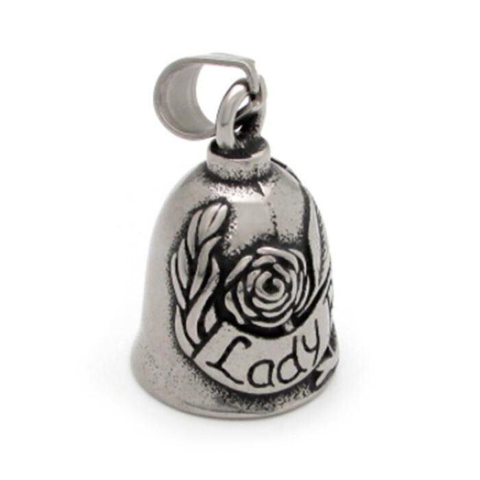 Fashion Cool Motorcycle Vintage Simple Ladies Rose Bell Pendant Necklace for Men Jewelry Gift – Bild 2