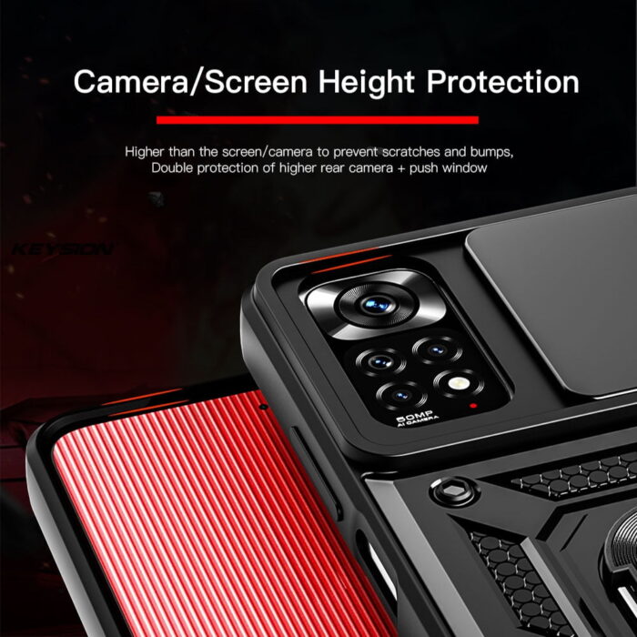 Maximale Schutz: Dual-Schicht Case für Redmi Note, POCO X4 mit Kamera-Schutz & einfacher Handhabung – Bild 4