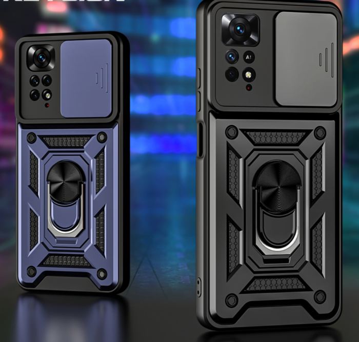 Maximale Schutz: Dual-Schicht Case für Redmi Note, POCO X4 mit Kamera-Schutz & einfacher Handhabung – Bild 1