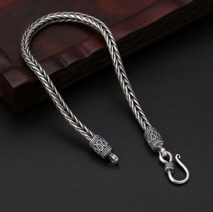 Men's Women's Vintage Fine Bracelet Braided Rope Chain Friendship Couple Bracelet Bracelet Jewelry – Bild 3