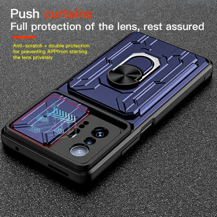 Schockfeste Handyhülle für Xiaomi Modelle mit mehrschichtigem Schutz, Anti-Kratzbeschichtung – Bild 3