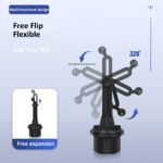 Tablet Telefon Auto Halterung Autoclip-Halter für iPad 2-4, Air, Mini, Pro 10.2, 2020, 4.7-12.9 Zoll – Bild 3