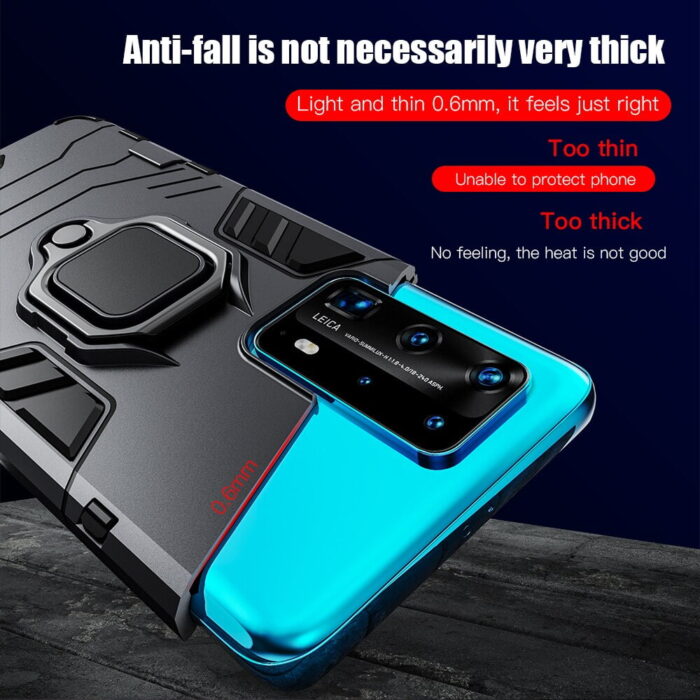 Robuste Armor-Schutzhülle für Huawei P40/P40 Pro/Mate 30/P30/P20 Lite - auch für Honor 20/20s/20i/20 Lite/10i/8s/8i/8A – Bild 4