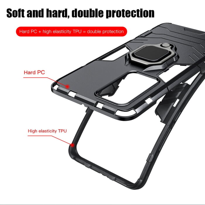 Robuste Armor-Schutzhülle für Huawei P40/P40 Pro/Mate 30/P30/P20 Lite - auch für Honor 20/20s/20i/20 Lite/10i/8s/8i/8A – Bild 5