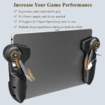 Mobile Pubg Game Controller Six Finger Game Joystick Handle Target Button L1R1 Shooter Gamepad Trigger For Ipad Tablet New Hot – Bild 2