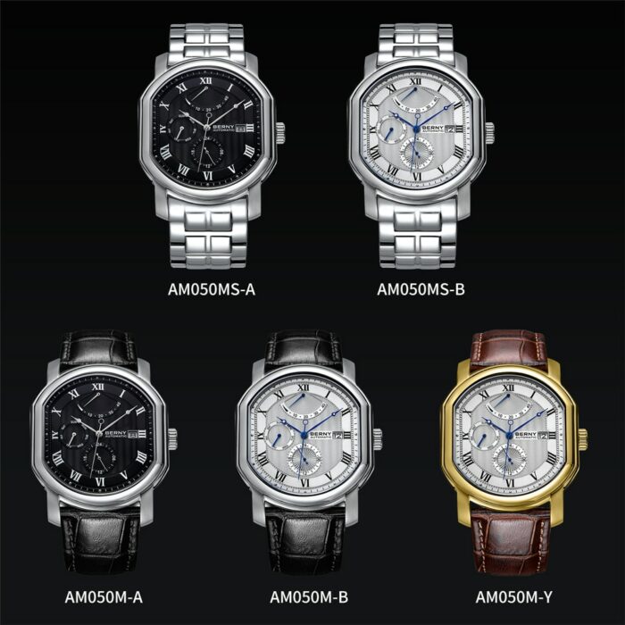 2113292945-1.jpg Luxus-Herrenuhr mit automatischem Miyota 9110-Uhrwerk, Saphirglas & Wasserdicht – Bild 6