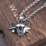 Stainless steel Pendant Wizard Medallion Pendant Necklace Cat Head Necklace U Pick Color Halloween Necklace & Pendants – Bild 4