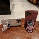 Glänzende Glitter Quicksand Astronaut Handyhülle für Samsung - Ständer + Schutz – Bild 3