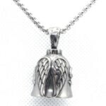 Fashion Cool Motorcycle Vintage Simple Ladies Rose Bell Pendant Necklace for Men Jewelry Gift – Bild 3