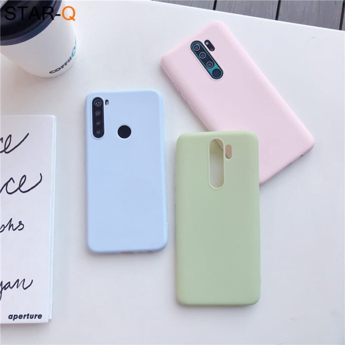 candy color silicone phone case for oppo realme 5i c3 6i 6 5 7 5g pro find x2 pro lite matte soft tpu cover cases – Bild 4