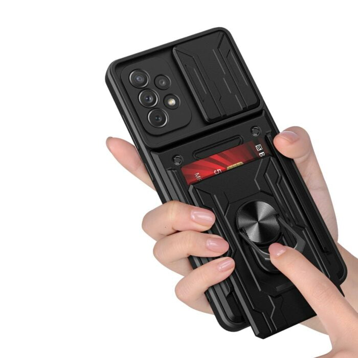 Premium Schutzhülle für Samsung Galaxy: Kamera-Schutz, Karten-Slot & Magnet-Halter – Bild 6