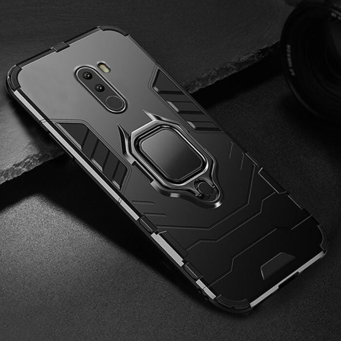 Schutz und Stil für Ihr Xiaomi Pocophone F1: Dual-Layer Armor Hülle mit magnetischem Halterungsring – Bild 6