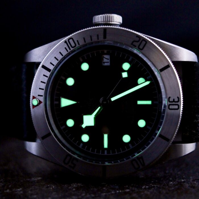 PAGANI DESIGN: Luxus-Mechanikuhr für Männer aus Stahl BB58 mit Automatikwerk, Saphirglas, Taucheruhr – Bild 3