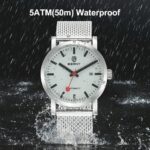 BERNY Herren Uhr MIYOTA 8215 Mechanisch Stahl Selbstaufzug Luminous | Luxusuhr Wasserdicht – Bild 4