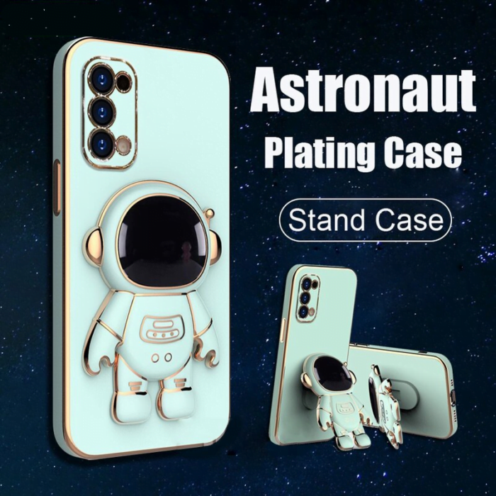 856308033-1.png Luxuriöse Vergoldungs-Hülle für Samsung Galaxy: Langlebig, stylische Schutz Astronautenständer-Hülle – Bild 1