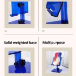 OUTMIX Acrylic Tablet Ständer Verstellbarer Faltbarer Halter für Mi Pad 4 Samsung iPad Pro Air Mini – Bild 5