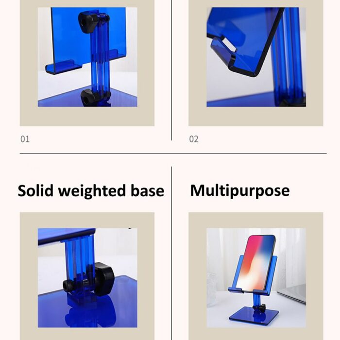 OUTMIX Acrylic Tablet Ständer Verstellbarer Faltbarer Halter für Mi Pad 4 Samsung iPad Pro Air Mini – Bild 5