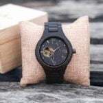 BOBO BIRD Holzuhr automatische Armbanduhr Automatik Uhr Hollow-Carved Unisex – Bild 3