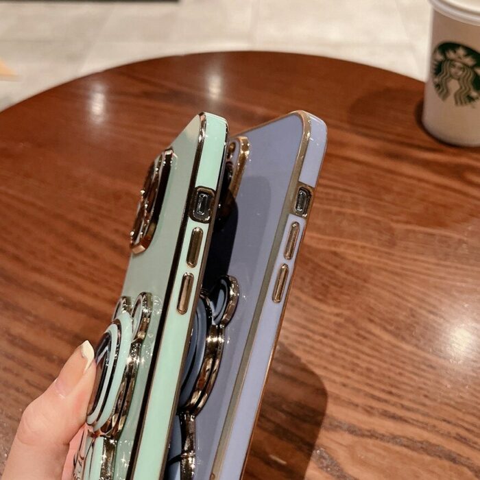 96786199-1.jpg Glänzende Glitter Quicksand Astronaut Handyhülle für Samsung - Ständer + Schutz – Bild 4