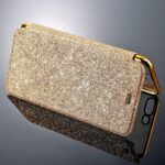 iPhone Flip Wallet Clear Back Soft TPU Bling Glitter Case Cover – Bild 3