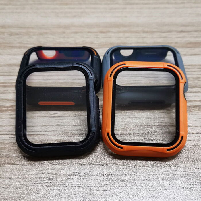 Glass Film PC Hard Matte Case for Apple Watch Series 7 6 SE 5 4 Scratch-resistant Cover – Bild 6