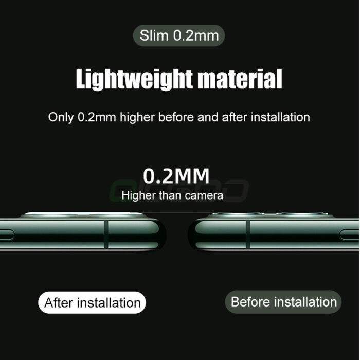 3PCS Camera Lens Tempered Glass For iPhone 11 12 Pro XS Max X XR Screen Protector On For iPhone 11 7 8 6 6S Plus SE Camera Glass – Bild 5