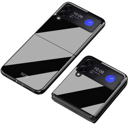 Case for Samsung Galaxy Z Flip 3 Ultra-Thin Color Embossing Protective Cover, Bare-Metal Hand Feel 360 All-Round Protection