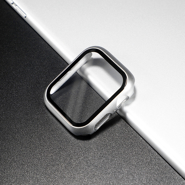 H39cc739d718b4b1fb2e6182ff6d31c9ff.png Glass+cover For apple watch case 44mm 40mm iWatch 42mm 38mm Tempered Screen Protector accessories apple watch series 6 5 4 3 SE – Bild 1