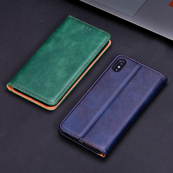 NFC Flip Phone Case Cover Wallet For Xiaomi Mi 2 2S 3 5 A1 A2 A3 6 8 9 SE 11 10 Lite Play Poco F3 F2 M3 Pro POCO X3 – Bild 2