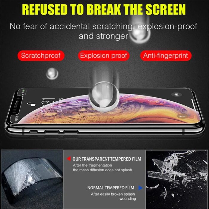 5PCS 9H Tempered Glass For iPhone 12 Mini X Xs Xr 11 Pro Max 7 8 6 6s Plus SE 2020 5 5s Screen Protector – Bild 6