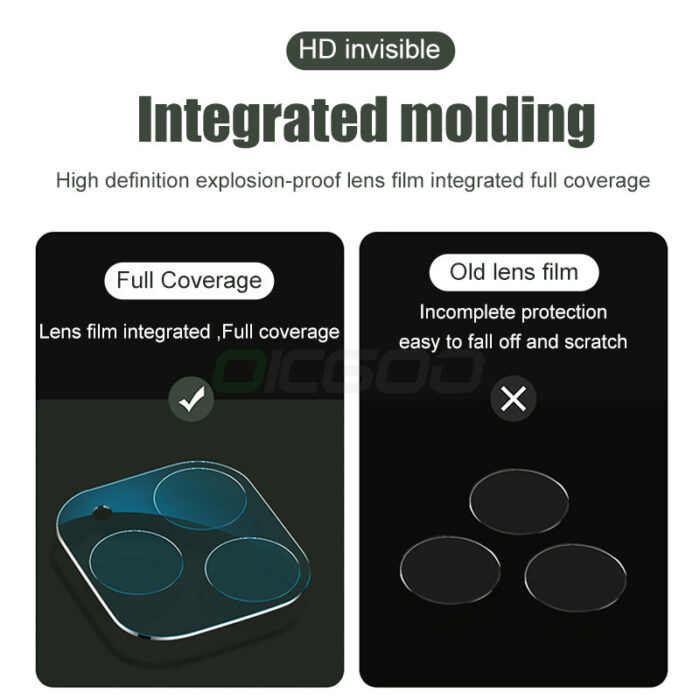 3PCS Camera Lens Tempered Glass For iPhone 11 12 Pro XS Max X XR Screen Protector On For iPhone 11 7 8 6 6S Plus SE Camera Glass – Bild 6