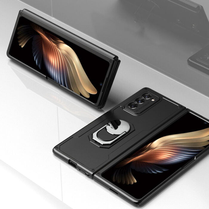 Case For Samsung Galaxy Z Fold 2 5G Anti-knock Protection With Ring Hard Armor Case Cover – Bild 6