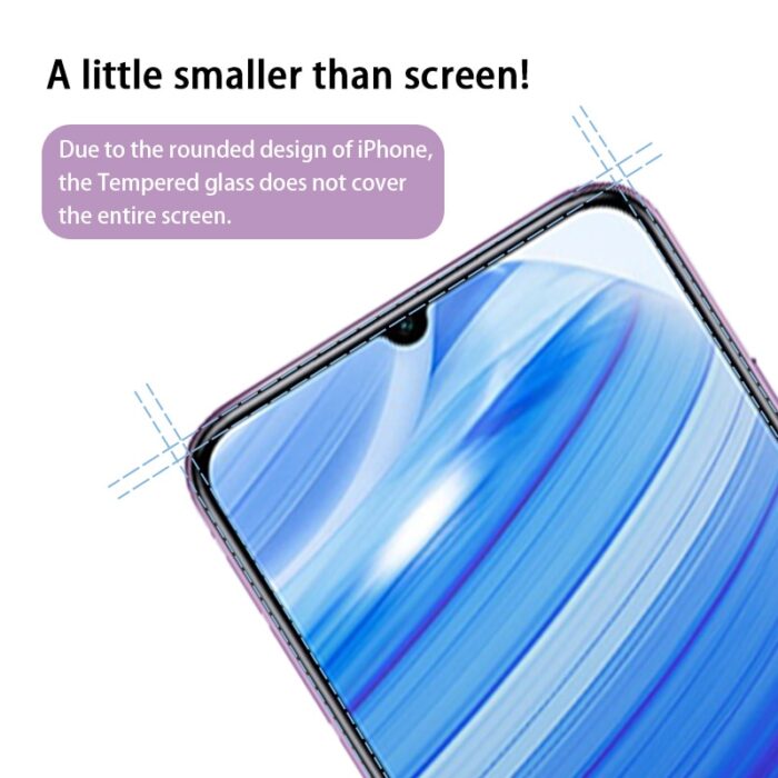 3PCS Tempered Glass for Xiaomi Redmi Note 10 9 8 7 Pro 9S 8T Screen Protector Film For Redmi 9 9T 9C NFC 9A 9AT 8 8A 7A 6 Glass – Bild 3