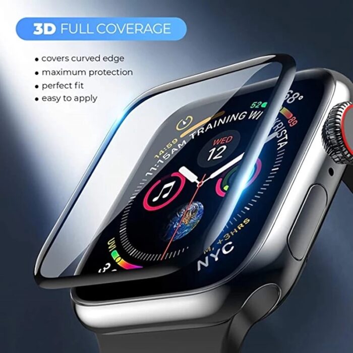 Haaa6a458601a478896c82ff7afa5d2f6G.jpg 3D Full Cover Not Tempered Glass for Apple Watch 6 SE 5 4 40mm 44mm Band Cover For Apple iwatch Series 3 2 1 38mm 42mm Protector – Bild 1