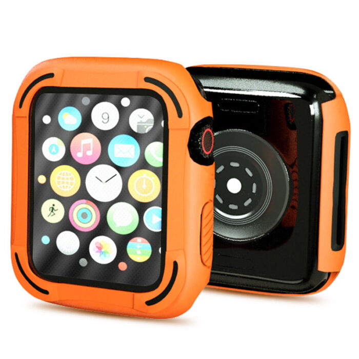 Glass Film PC Hard Matte Case for Apple Watch Series 7 6 SE 5 4 Scratch-resistant Cover – Bild 3