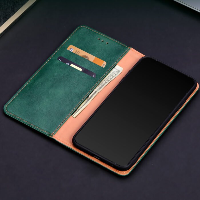 NFC Flip Phone Case Cover Wallet For Xiaomi Mi 2 2S 3 5 A1 A2 A3 6 8 9 SE 11 10 Lite Play Poco F3 F2 M3 Pro POCO X3 – Bild 3