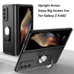 Case For Samsung Galaxy Z Fold 2 5G Anti-knock Protection With Ring Hard Armor Case Cover