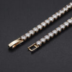 Necklace Iced Tennis Cubic Zircon Rapper Jewelry Hip Hop – Bild 5