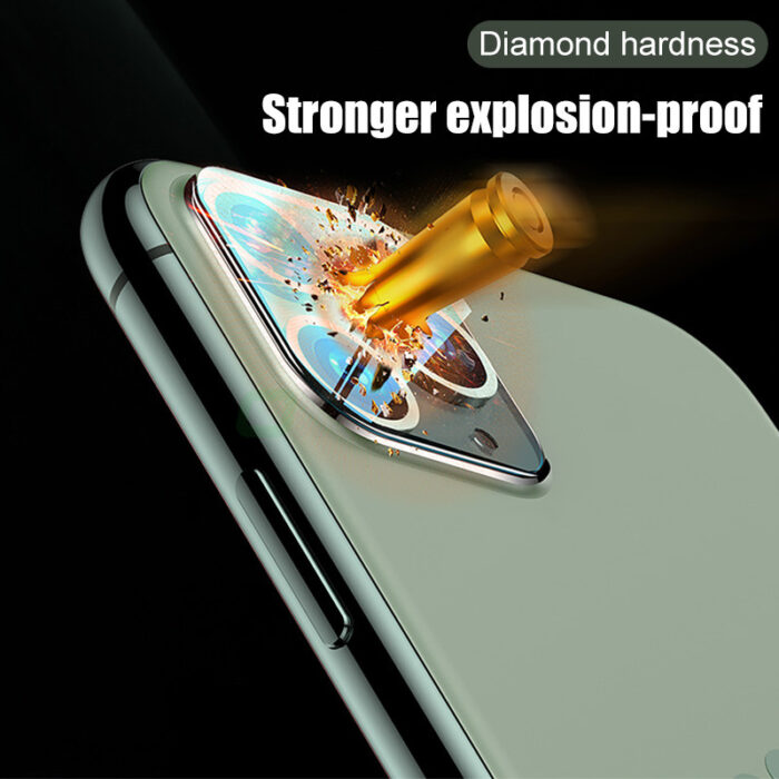 3PCS Camera Lens Tempered Glass For iPhone 11 12 Pro XS Max X XR Screen Protector On For iPhone 11 7 8 6 6S Plus SE Camera Glass – Bild 4