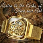 Armbanduhr Uhren Herren Automatische Mechanische Uhr Gold Transparent Mesh Stahl Skelett – Bild 2