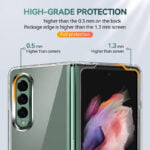 Case Cover for Samsung Galaxy Z Fold 3 2 5G Clear Transparent Folding Ultra Thin Shockproof – Bild 4