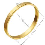 Luxury Roman Number Charm Woven Stainless Steel Bracelet Hip Hop Men Jewelry Gold Color Jewelry For Men – Bild 4